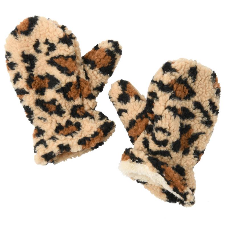 Mädchen Fäustlinge mit Leo-Muster von Topolino