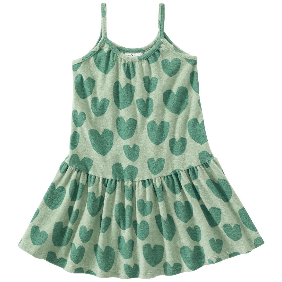 Mädchen Frottee-Kleid mit Herz-Allover von Topolino