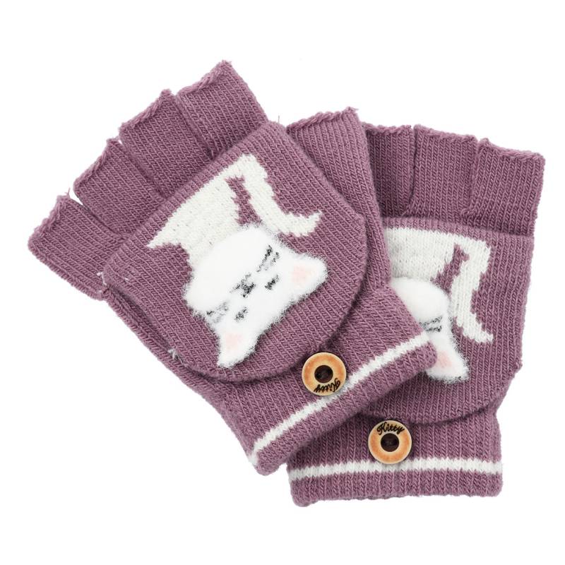 Mädchen Handschuhe mit Katzen-Motiv von Topolino