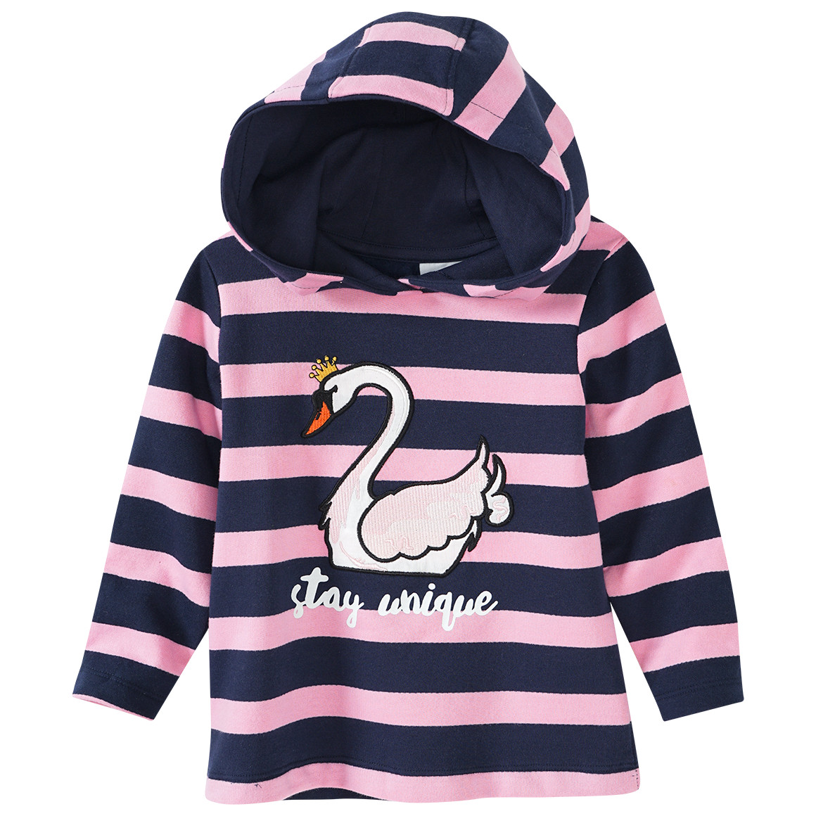 Mädchen Hoodie mit Schwan-Applikation von Topolino