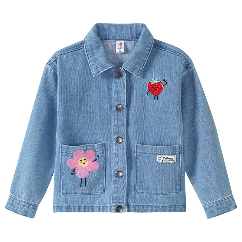 Mädchen Jeansjacke mit Stickereien Mädchen Jeansjacke mit Stickereien von Topolino