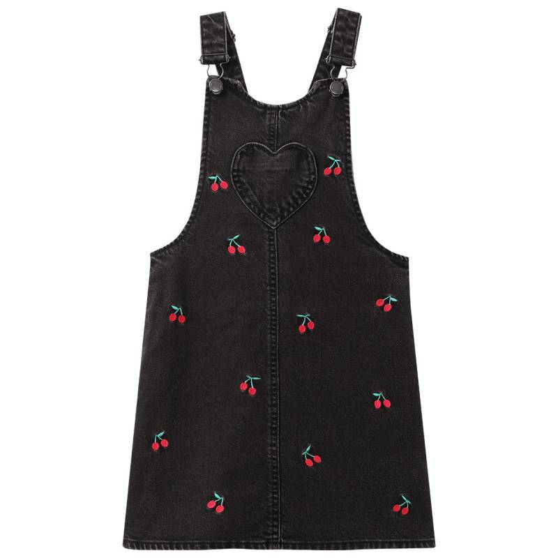 Mädchen Jeanskleid mit Kirschen-Stickerei von Topolino