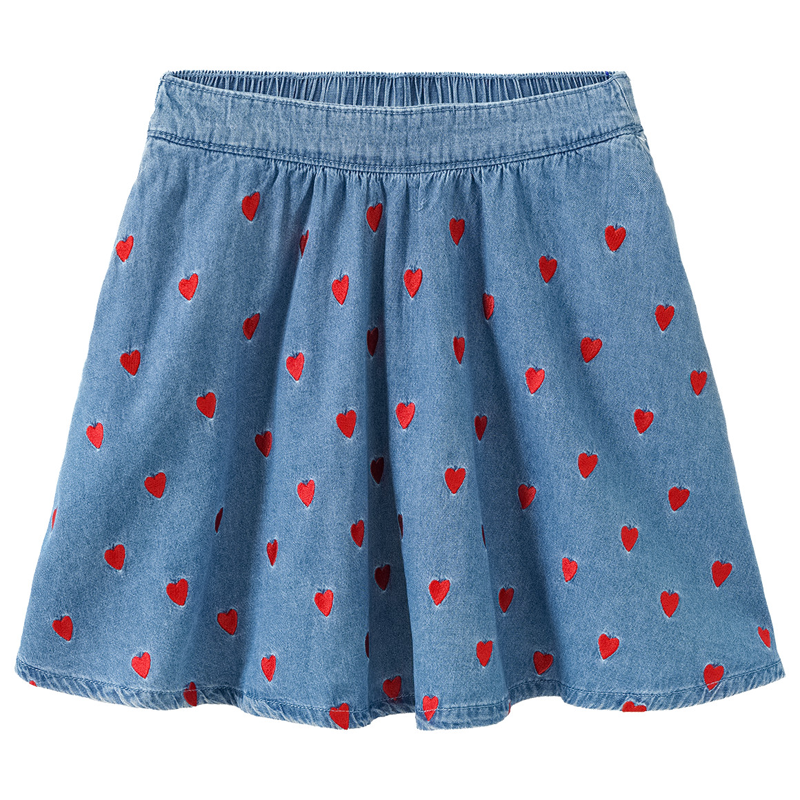 Mädchen Jeansrock mit Stickerei von Topolino