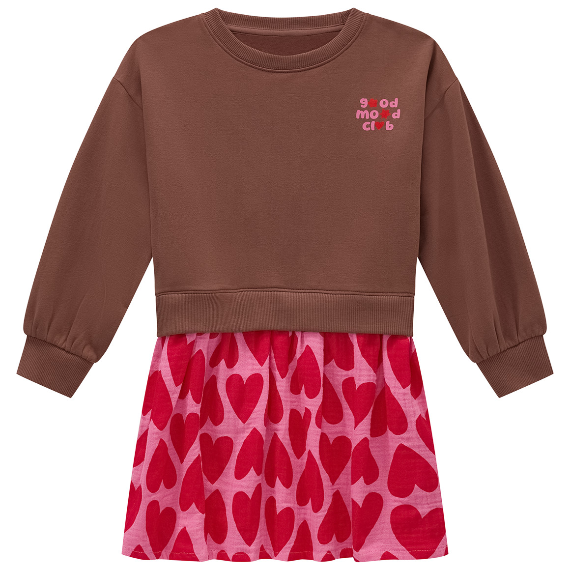 Mädchen Kleid mit angesetztem Rockteil von Topolino