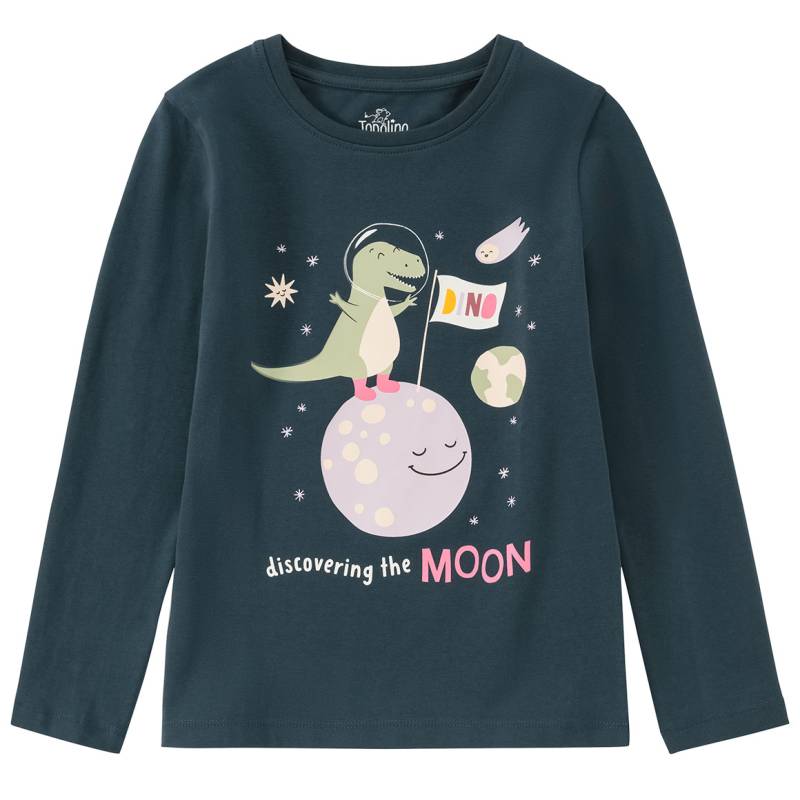 Mädchen Langarmshirt mit Dino-Print von Topolino