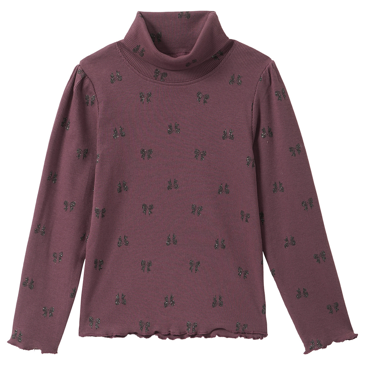 Mädchen Langarmshirt mit Glitzer-Print von Topolino