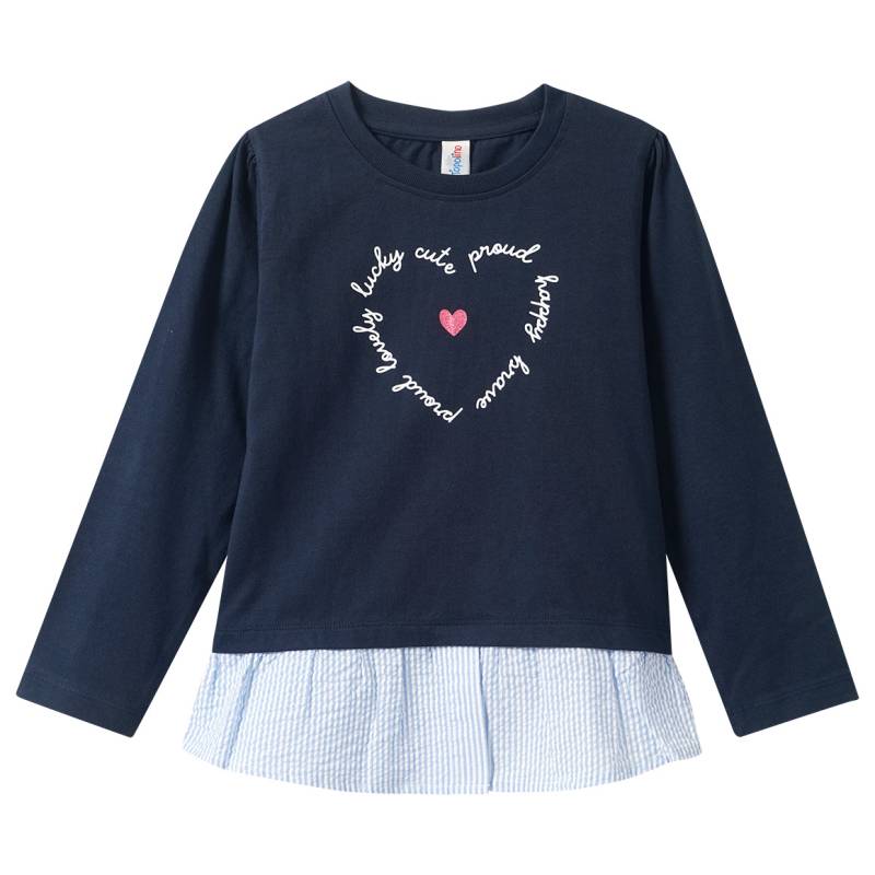 Mädchen Langarmshirt mit Herz-Motiv von Topolino