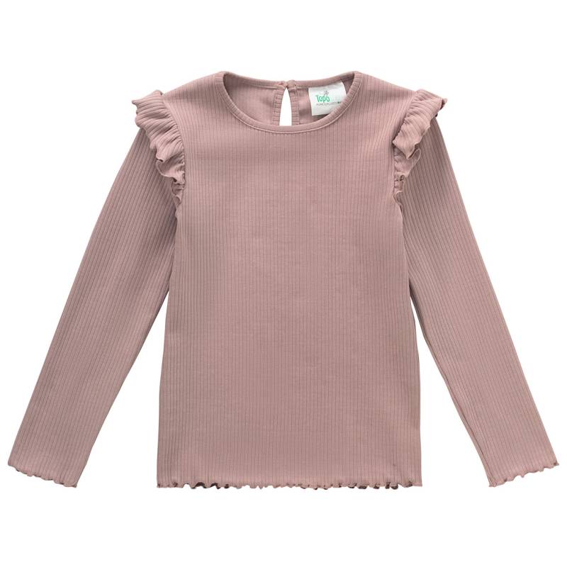 Mädchen Langarmshirt mit Ripp-Struktur von Topolino