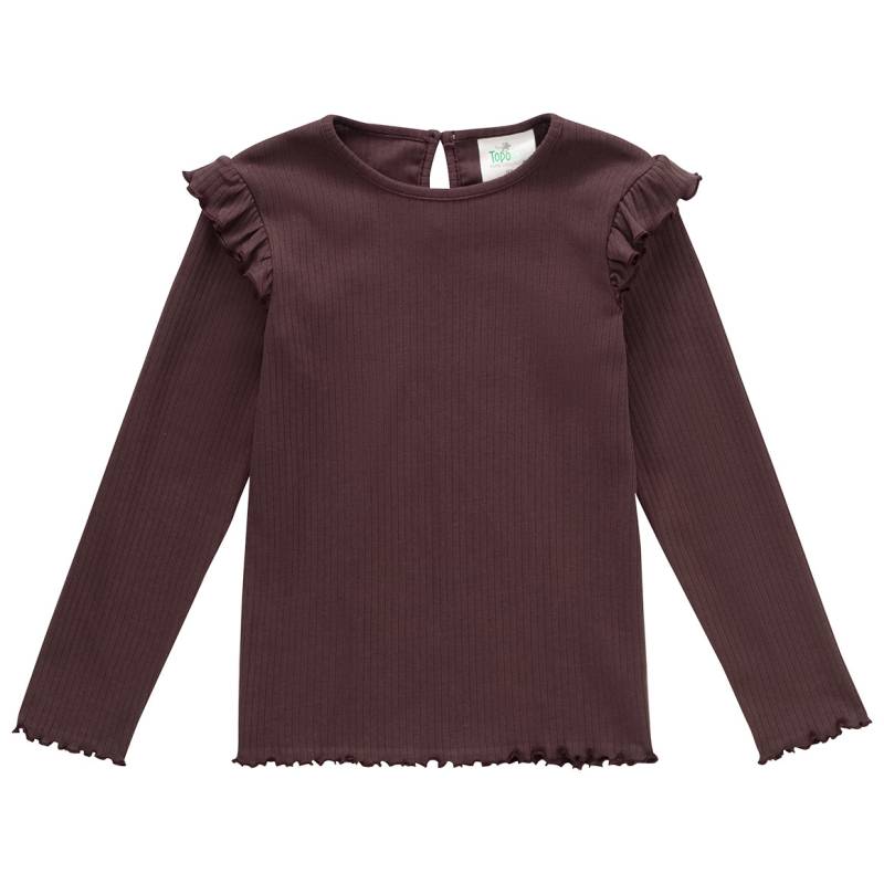 Mädchen Langarmshirt mit Ripp-Struktur von Topolino