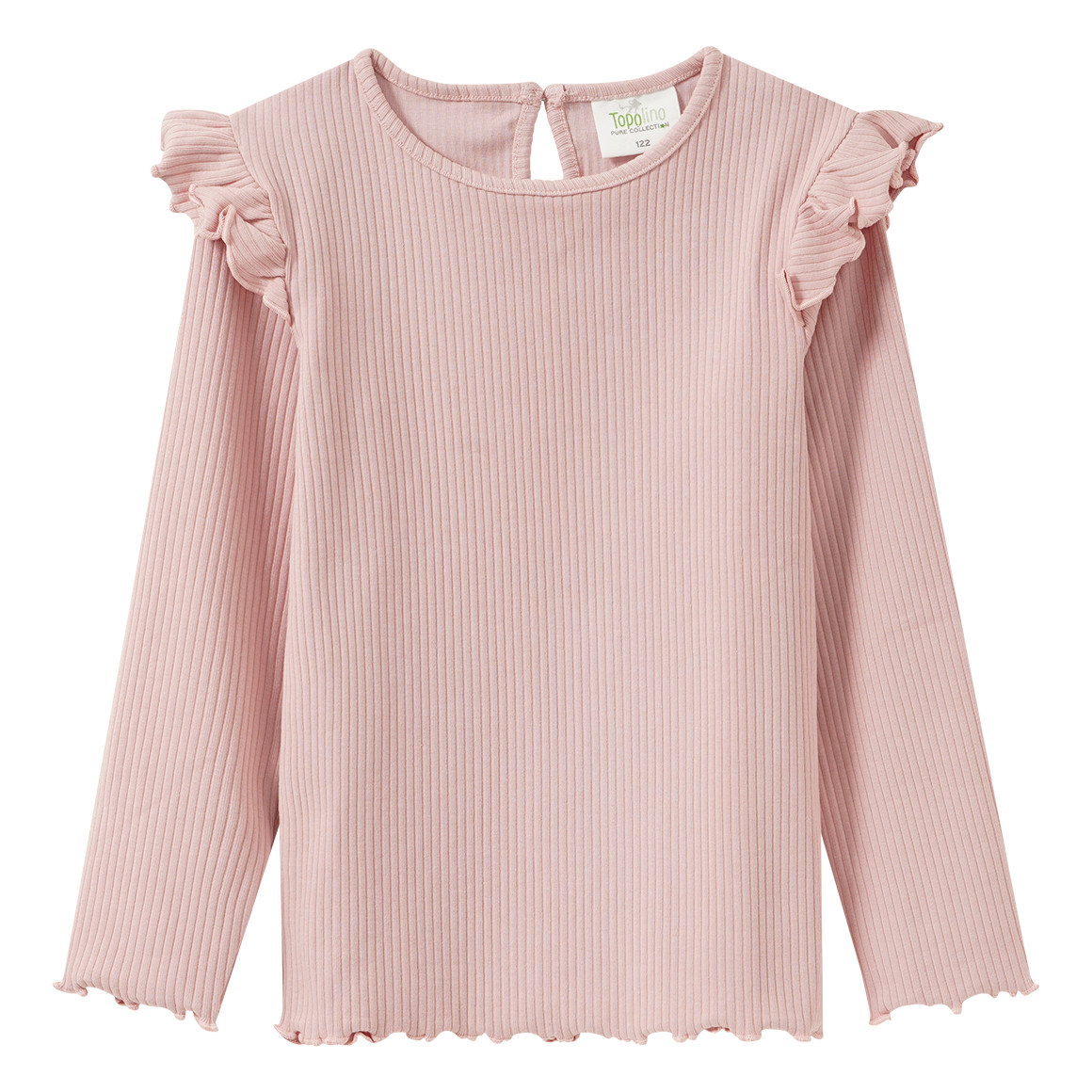 Mädchen Langarmshirt mit Rippstruktur von Topolino