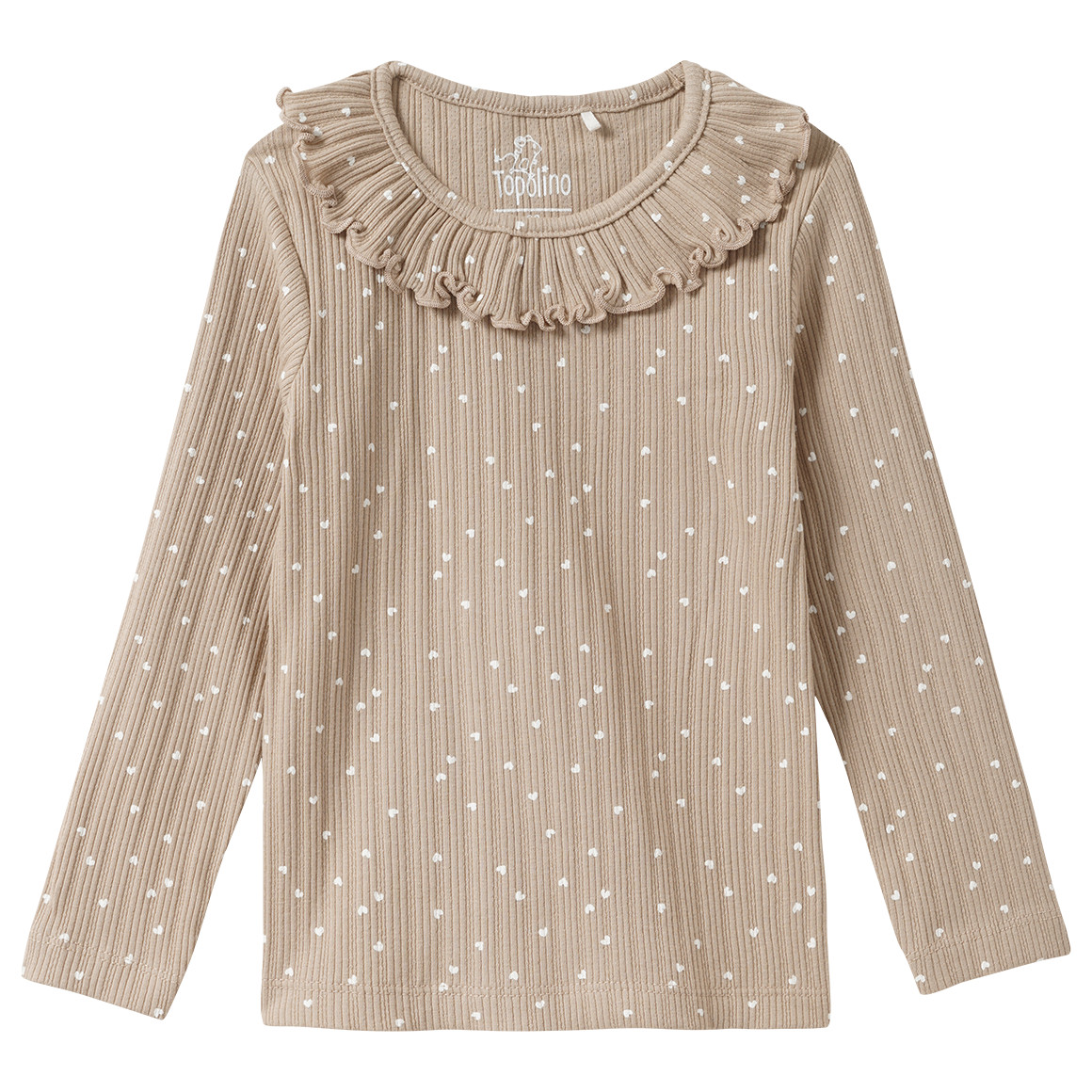 Mädchen Langarmshirt mit Rüsche von Topolino