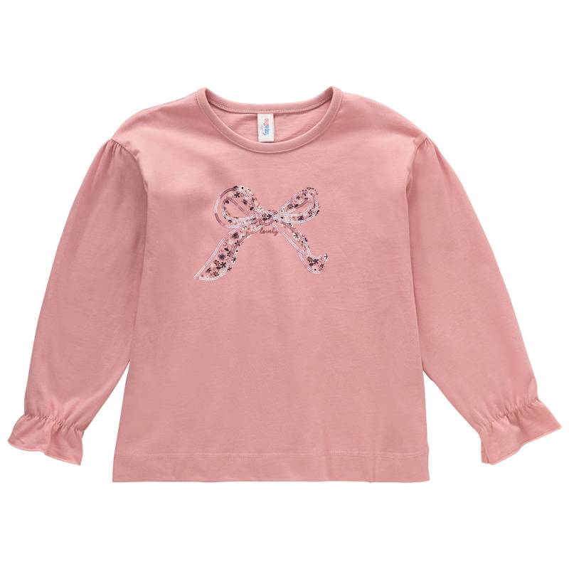 Mädchen Langarmshirt mit Schleifen-Print von Topolino