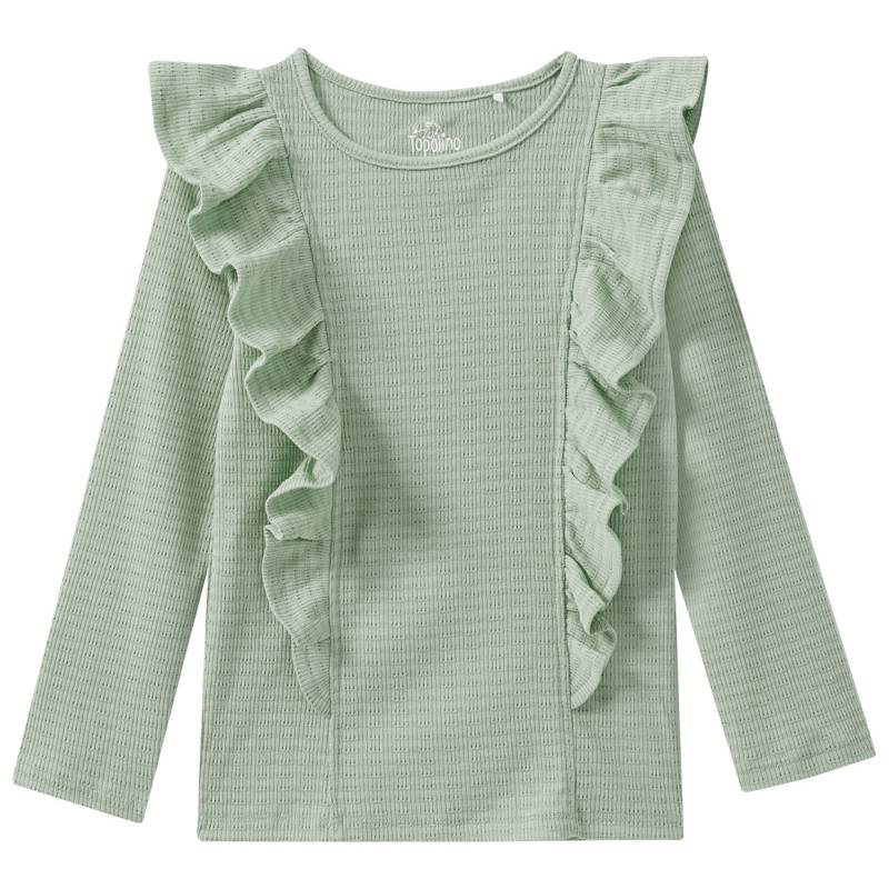 Mädchen Langarmshirt mit Volants von Topolino