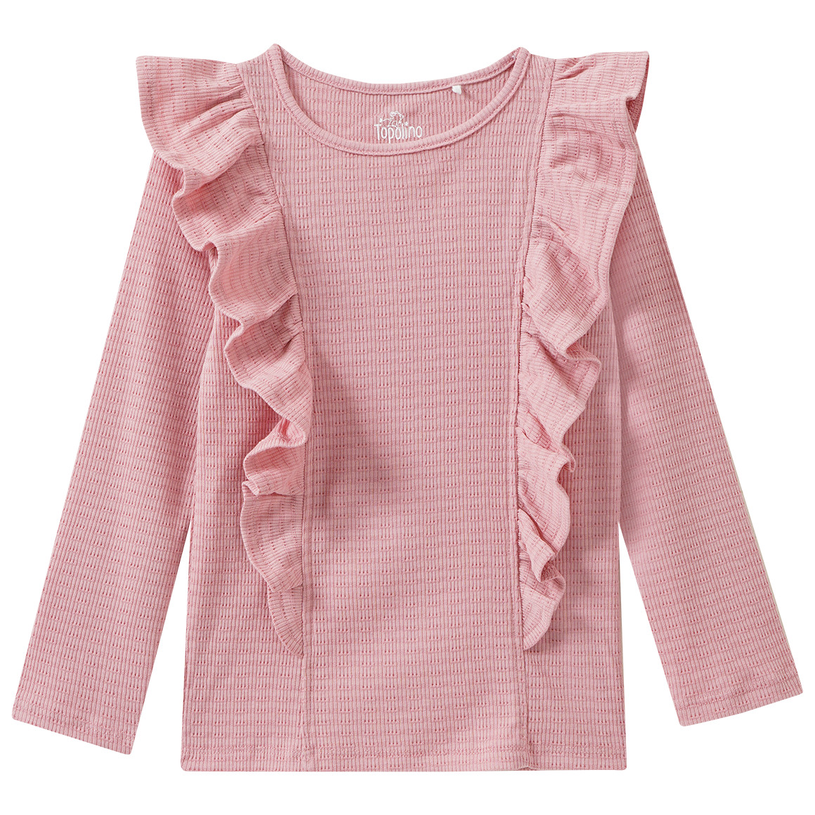 Mädchen Langarmshirt mit Volants von Topolino