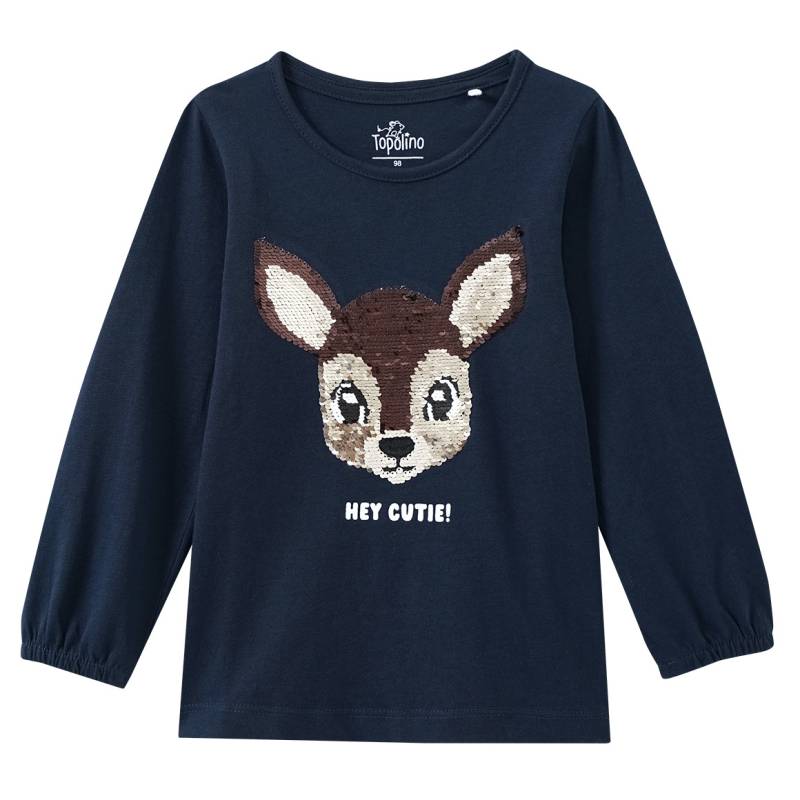 Mädchen Langarmshirt mit Wendepailletten von Topolino