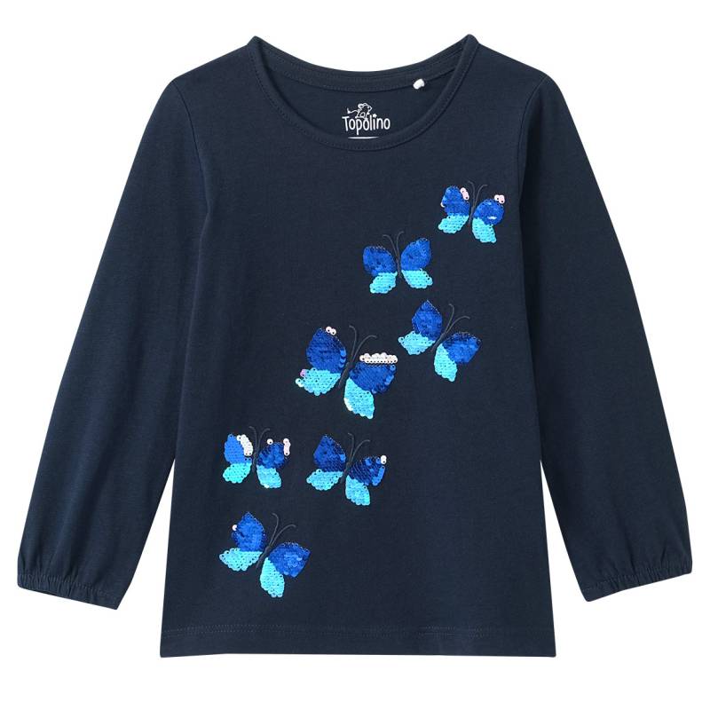 Mädchen Langarmshirt mit Wendepailletten von Topolino