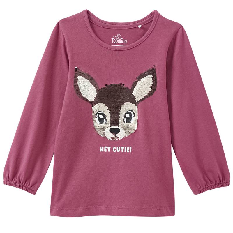 Mädchen Langarmshirt mit Wendepailletten von Topolino