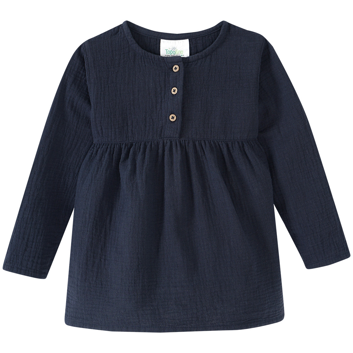 Mädchen Musselin-Blusenshirt mit Teilungsnaht von Topolino