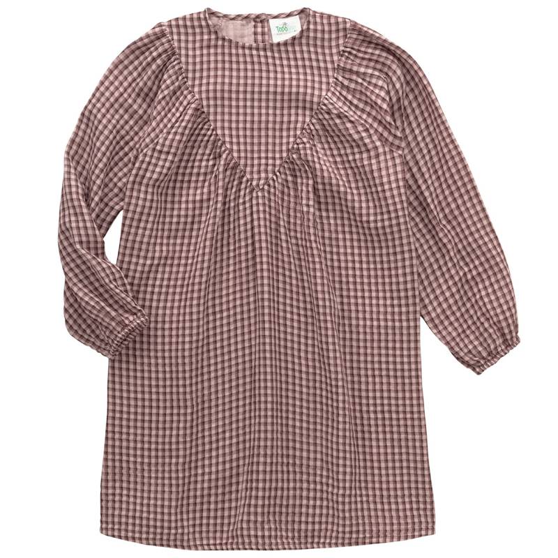 Mädchen Musselin-Kleid mit Bio-Baumwolle von Topolino