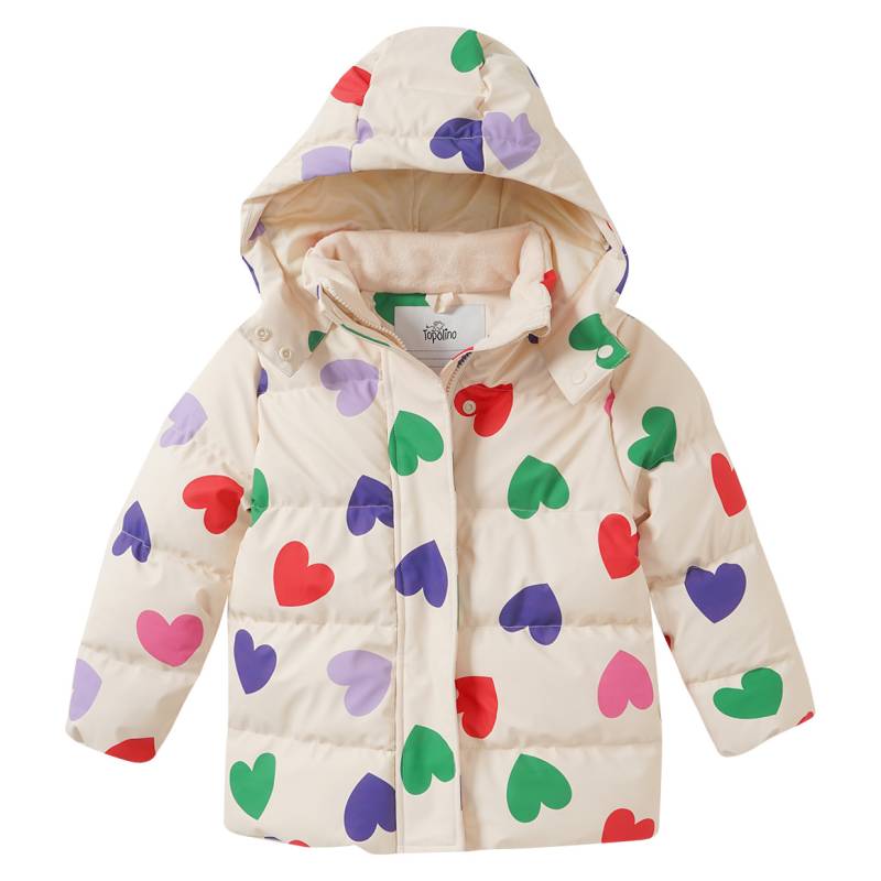 Mädchen Pufferjacke mit Herzen von Topolino