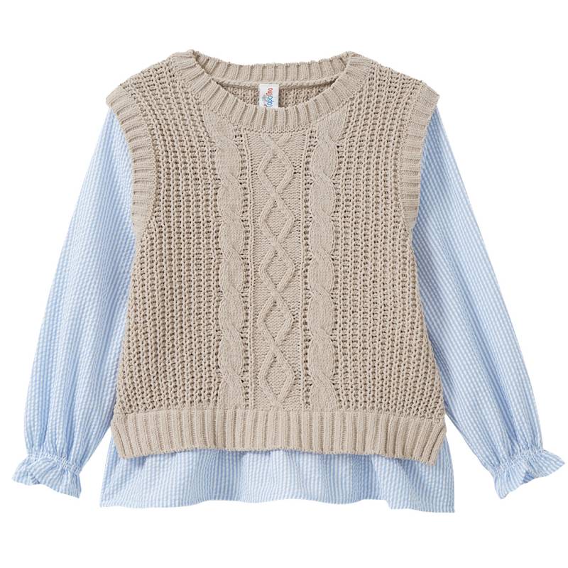 Mädchen Pullunder im Lagen-Look von Topolino