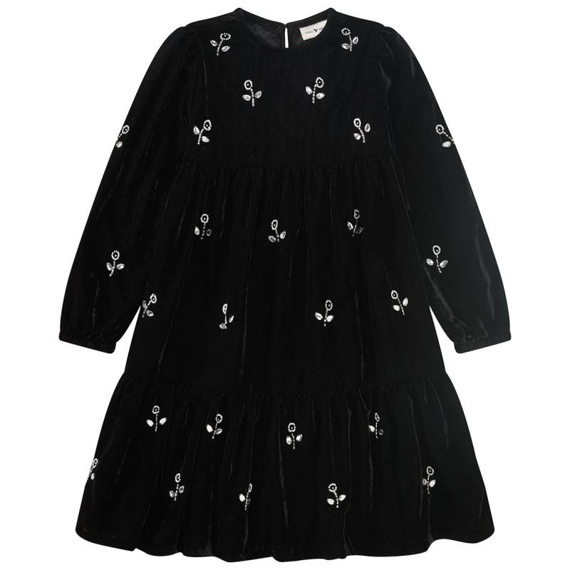 Mädchen Samtkleid mit Glitzersteinchen von Topolino