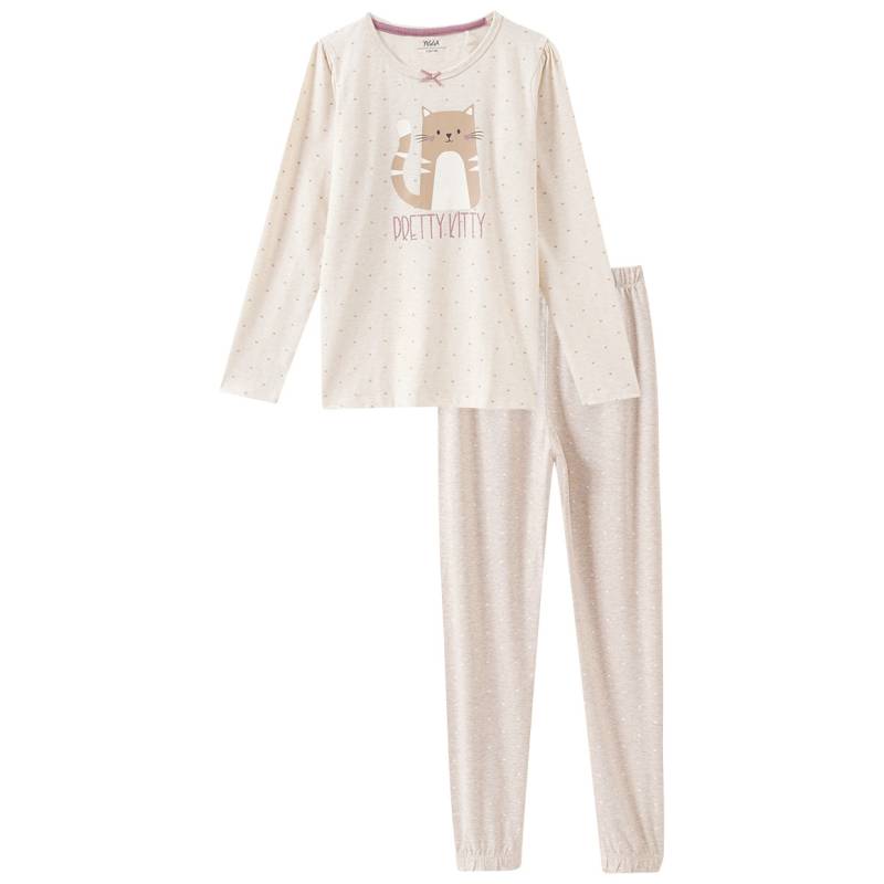 Mädchen Schlafanzug mit Katzen-Motiv von Topolino