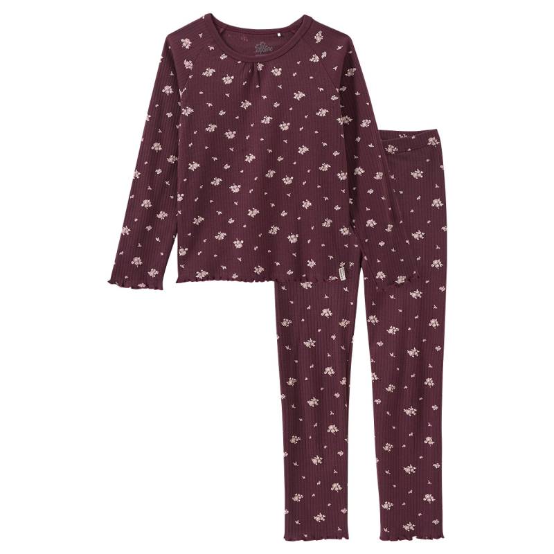 Mädchen Schlafanzug mit Ripp-Struktur von Topolino