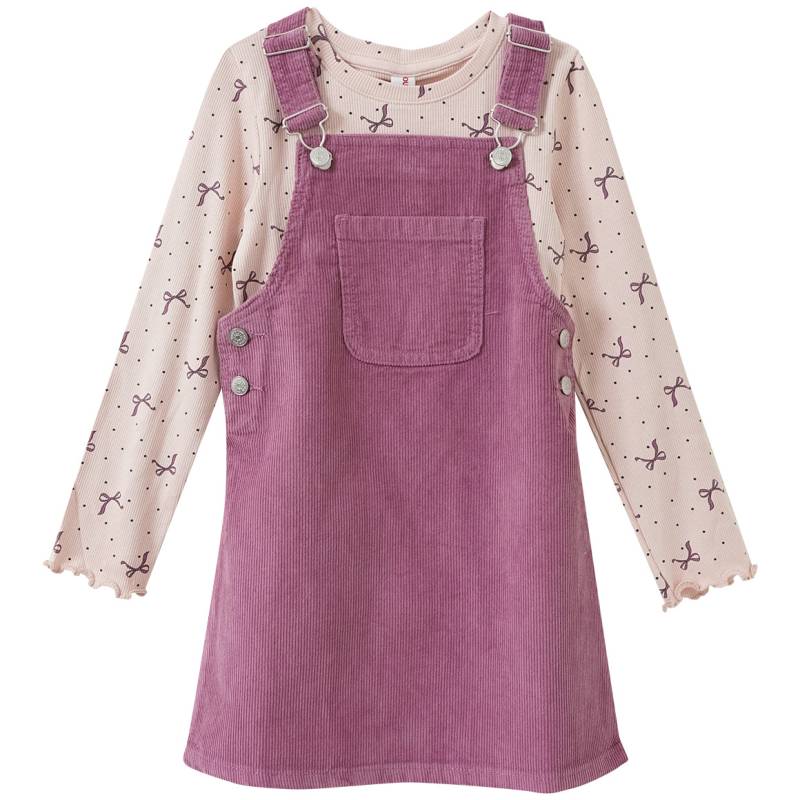 Mädchen Set mit Latzkleid und Langarmshirt von Topolino