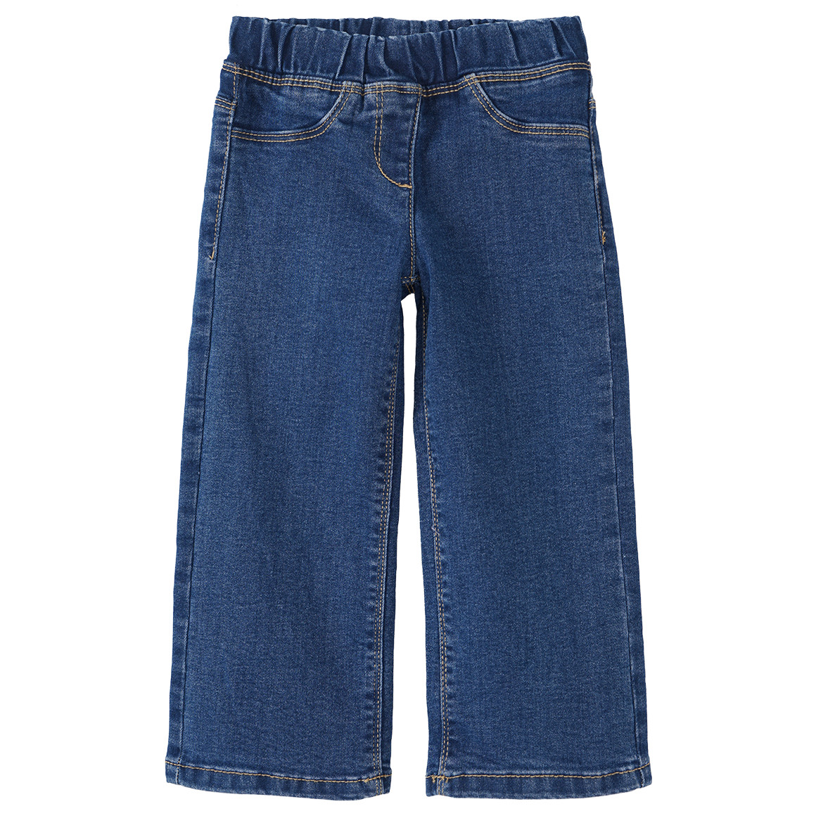 Mädchen Straight-Jeans mit Elastikbund Mädchen Straight-Jeans mit Elastikbund von Topolino