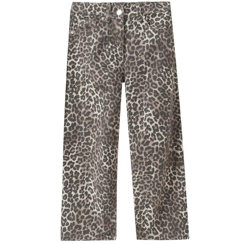 Mädchen Straight-Jeans mit Leo-Muster von Topolino