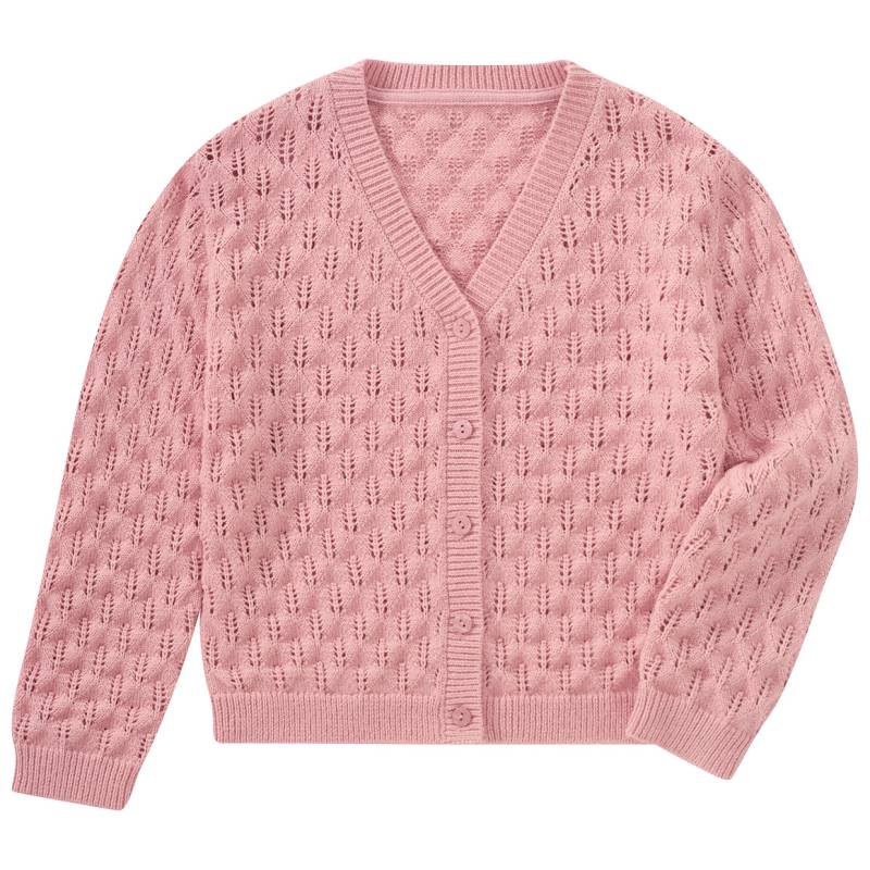 Mädchen Strickjacke mit Ajour-Muster von Topolino