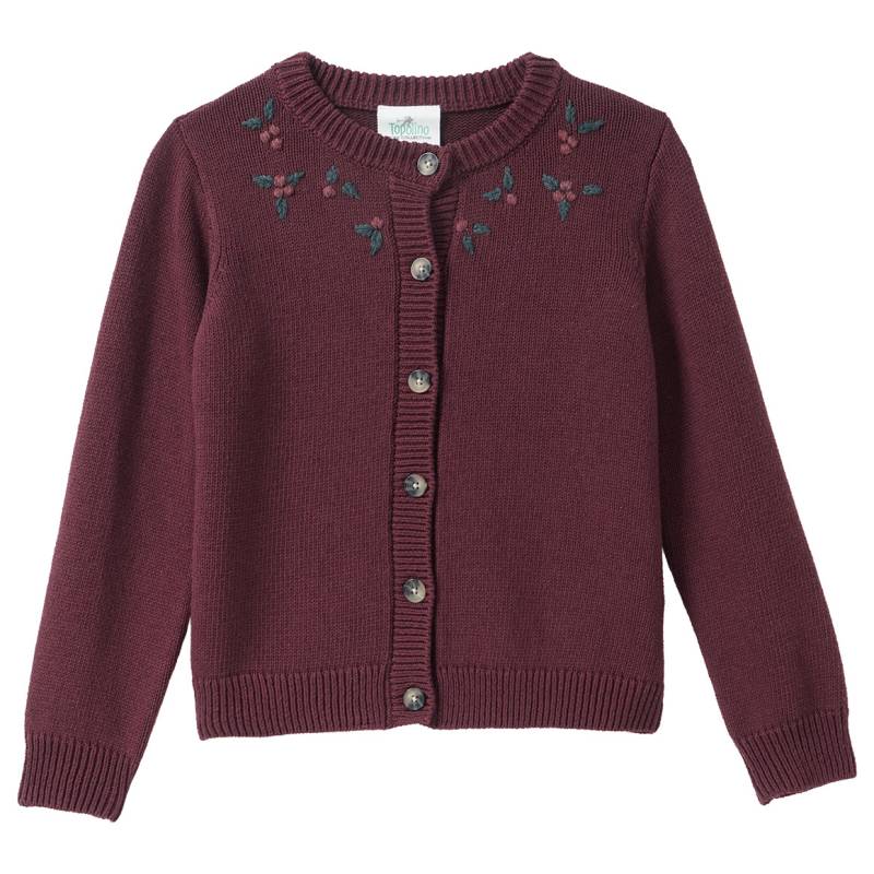 Mädchen Strickjacke mit Stickerei von Topolino