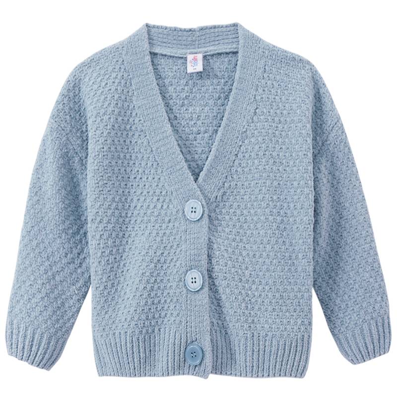 Mädchen Strickjacke mit gerippter Struktur von Topolino