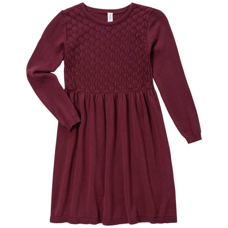 Mädchen Strickkleid mit Wabenstruktur von Topolino