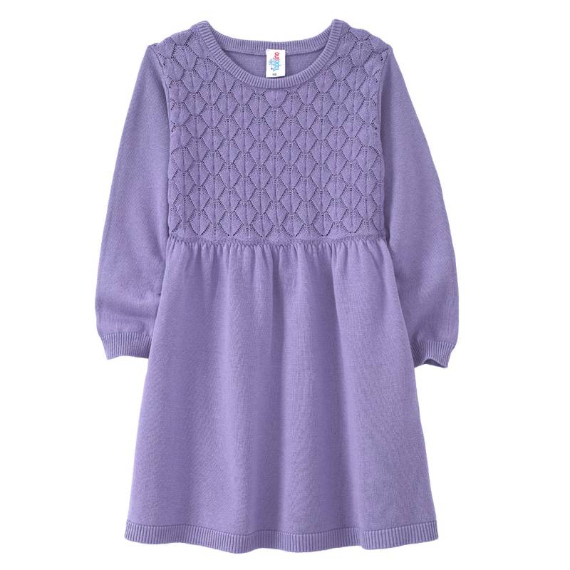 Mädchen Strickkleid mit Wabenstruktur von Topolino