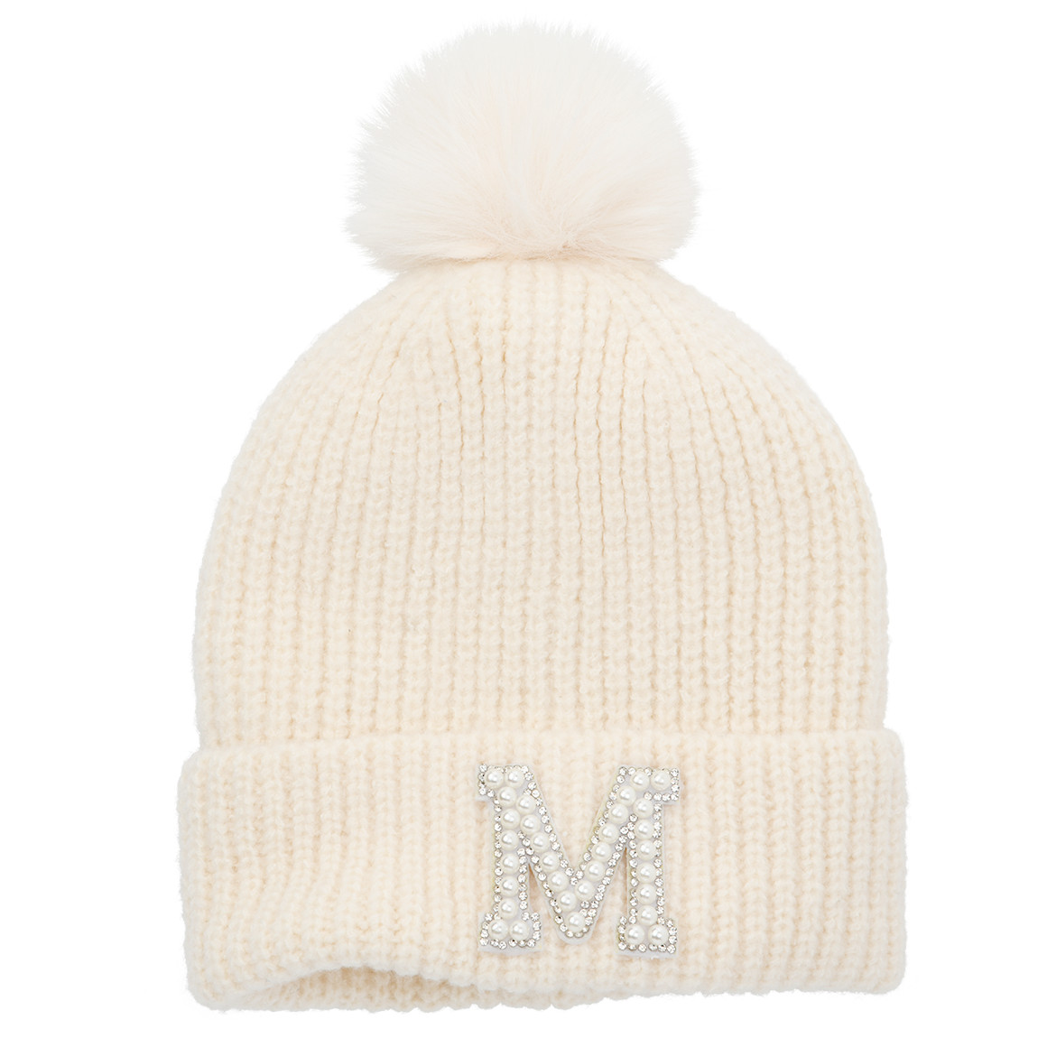 Mädchen Strickmütze mit Glitzer-Applikation von Topolino