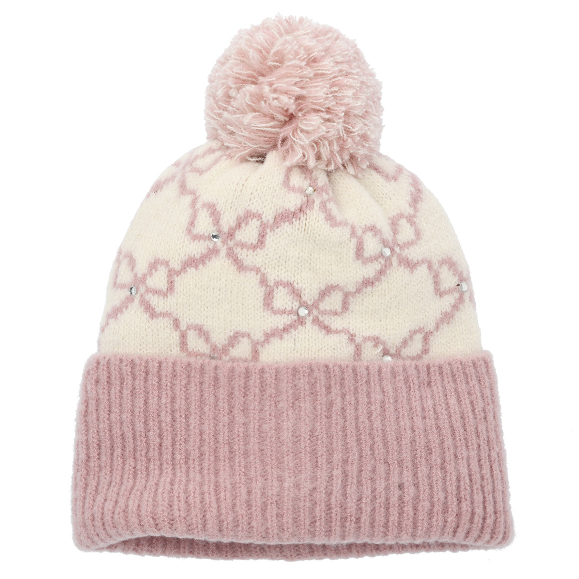 Mädchen Strickmütze mit Glitzersteinen von Topolino