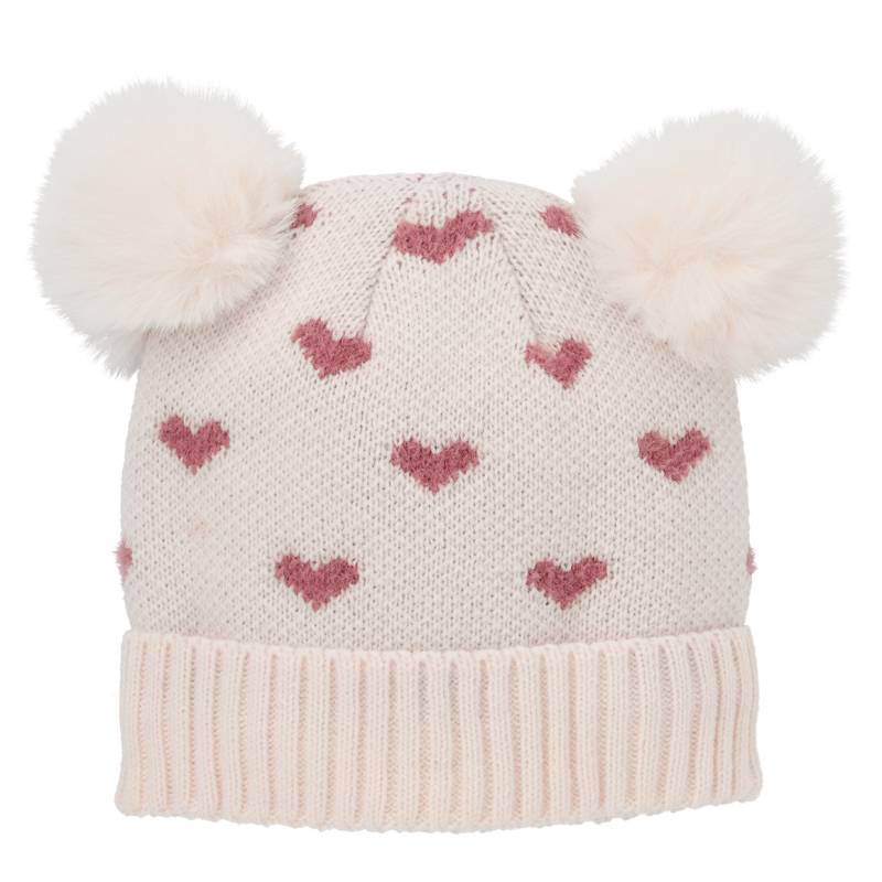Mädchen Strickmütze mit Herz-Motiv von Topolino