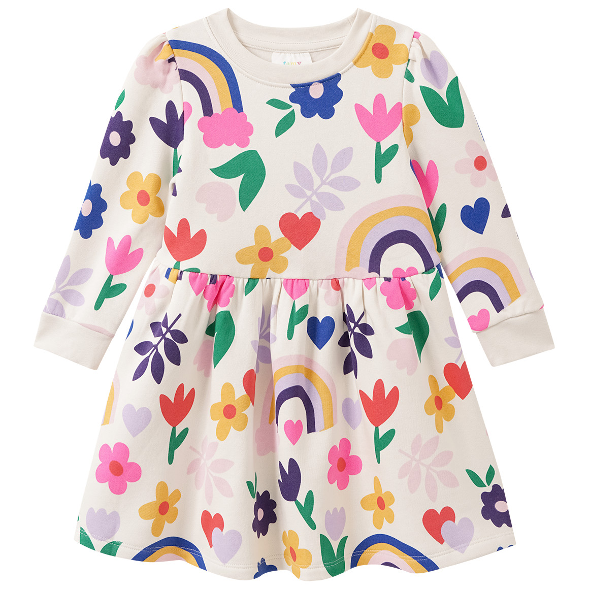 Mädchen Sweatkleid mit Allover-Print Mädchen Sweatkleid mit Allover-Print von Topolino