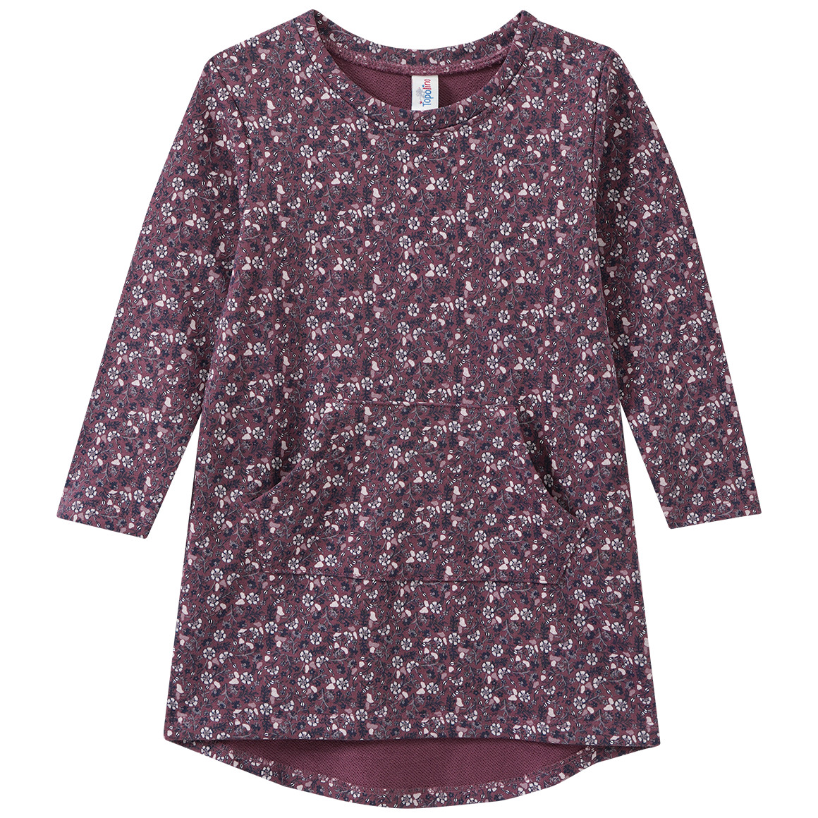 Mädchen Sweatkleid mit Blümchen von Topolino