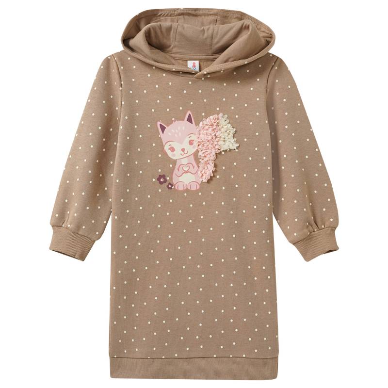 Mädchen Sweatkleid mit Kapuze von Topolino