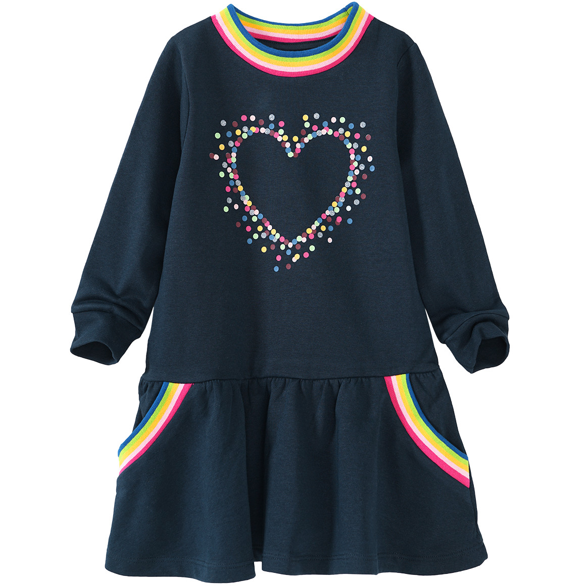 Mädchen Sweatkleid mit bunten Akzenten von Topolino