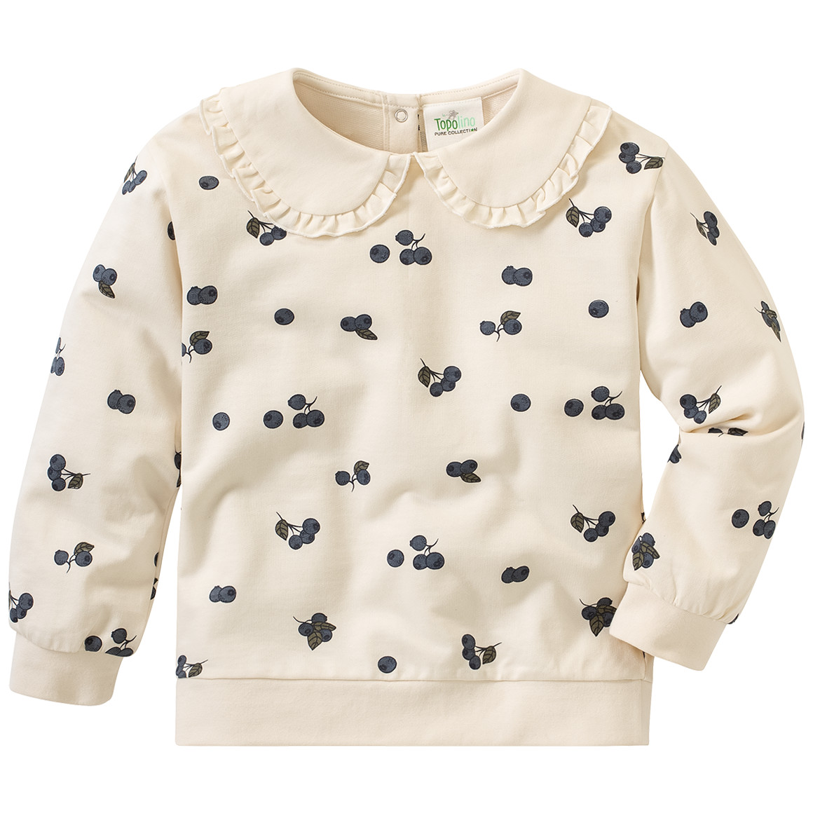 Mädchen Sweatshirt mit Bubikragen von Topolino