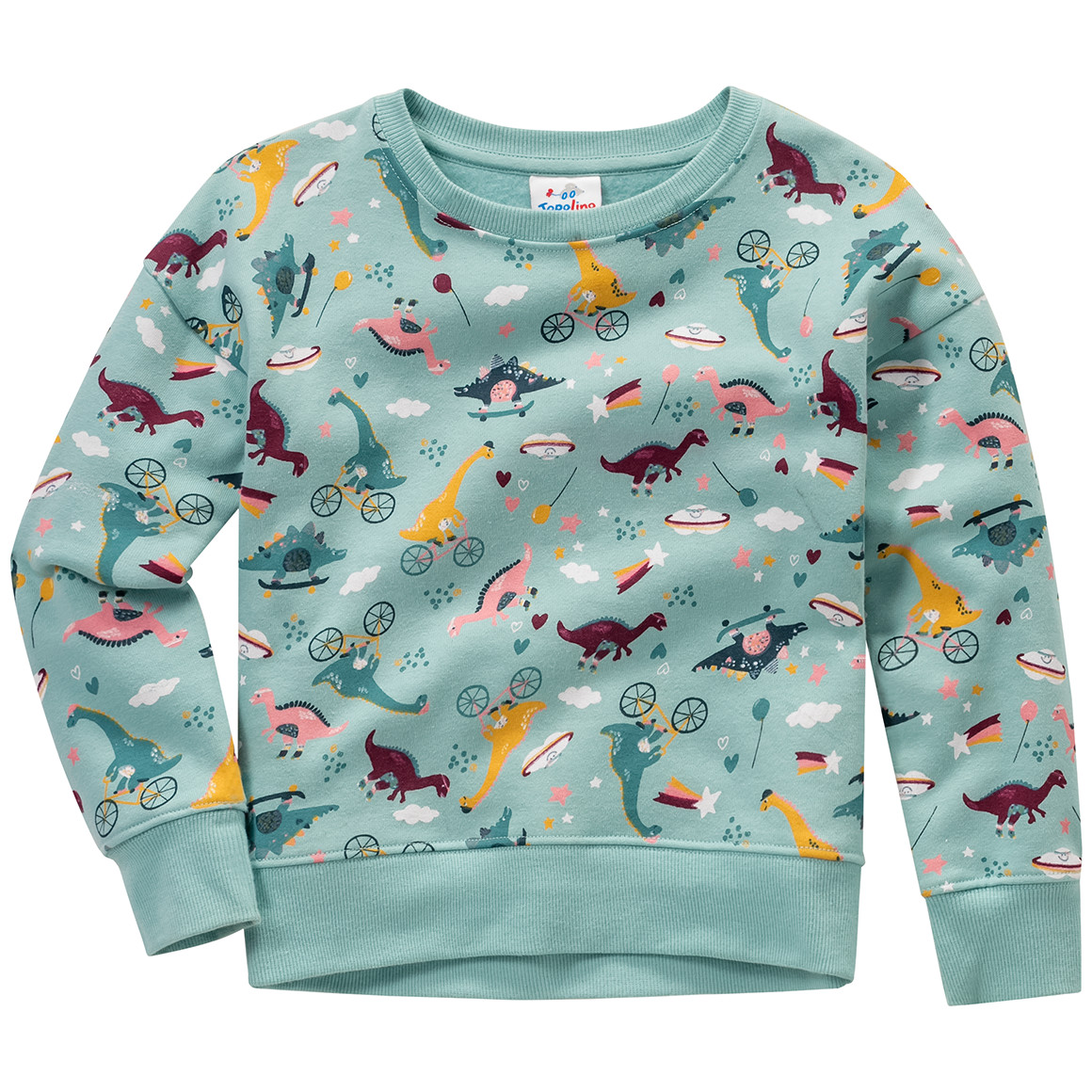 Mädchen Sweatshirt mit Dino-Allover von Topolino