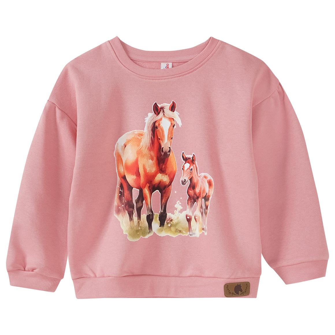 Mädchen Sweatshirt mit Pferde-Motiv Mädchen Sweatshirt mit Pferde-Motiv von Topolino