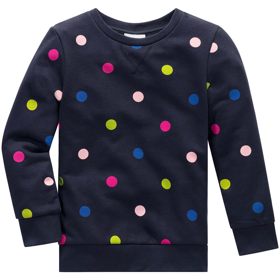 Mädchen Sweatshirt mit bunten Pünktchen von Topolino