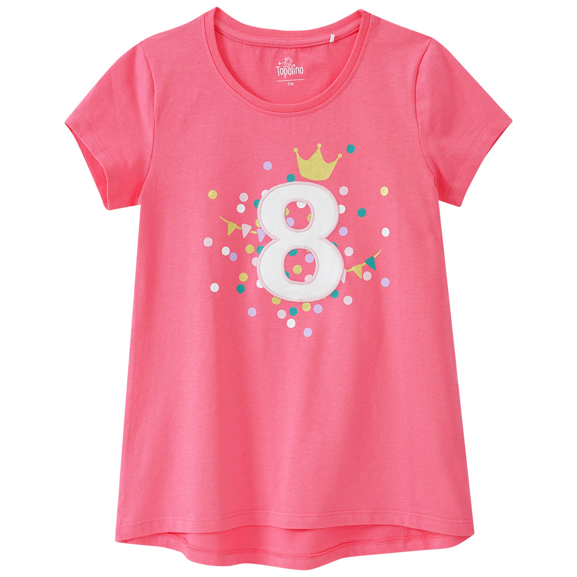 Mädchen T-Shirt mit Geburtstagszahl von Topolino