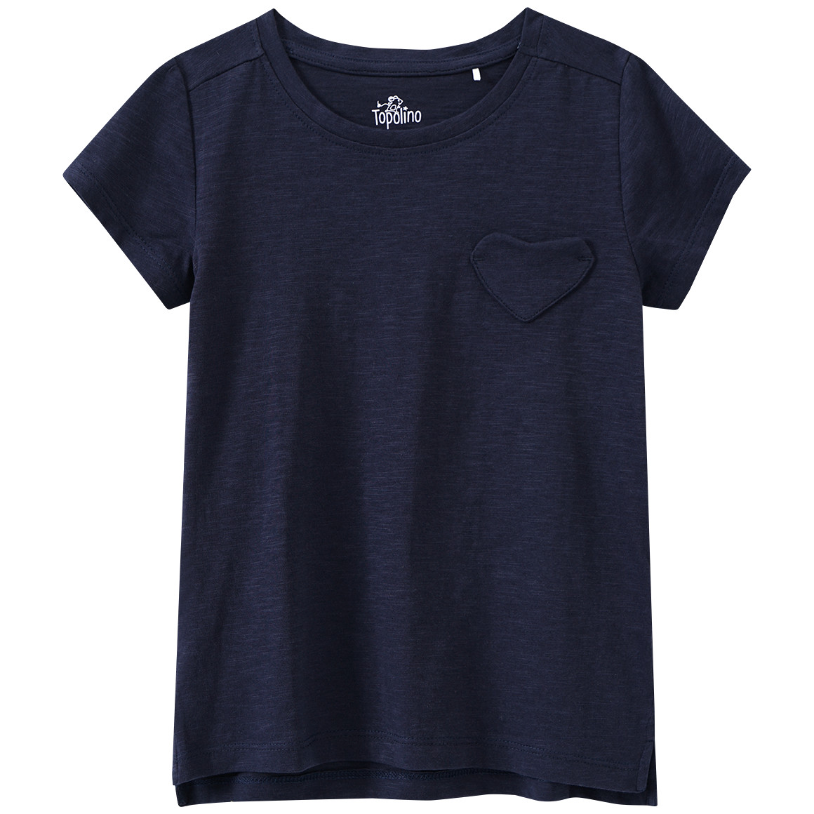 Mädchen T-Shirt mit Herz-Tasche Mädchen T-Shirt mit Herz-Tasche von Topolino