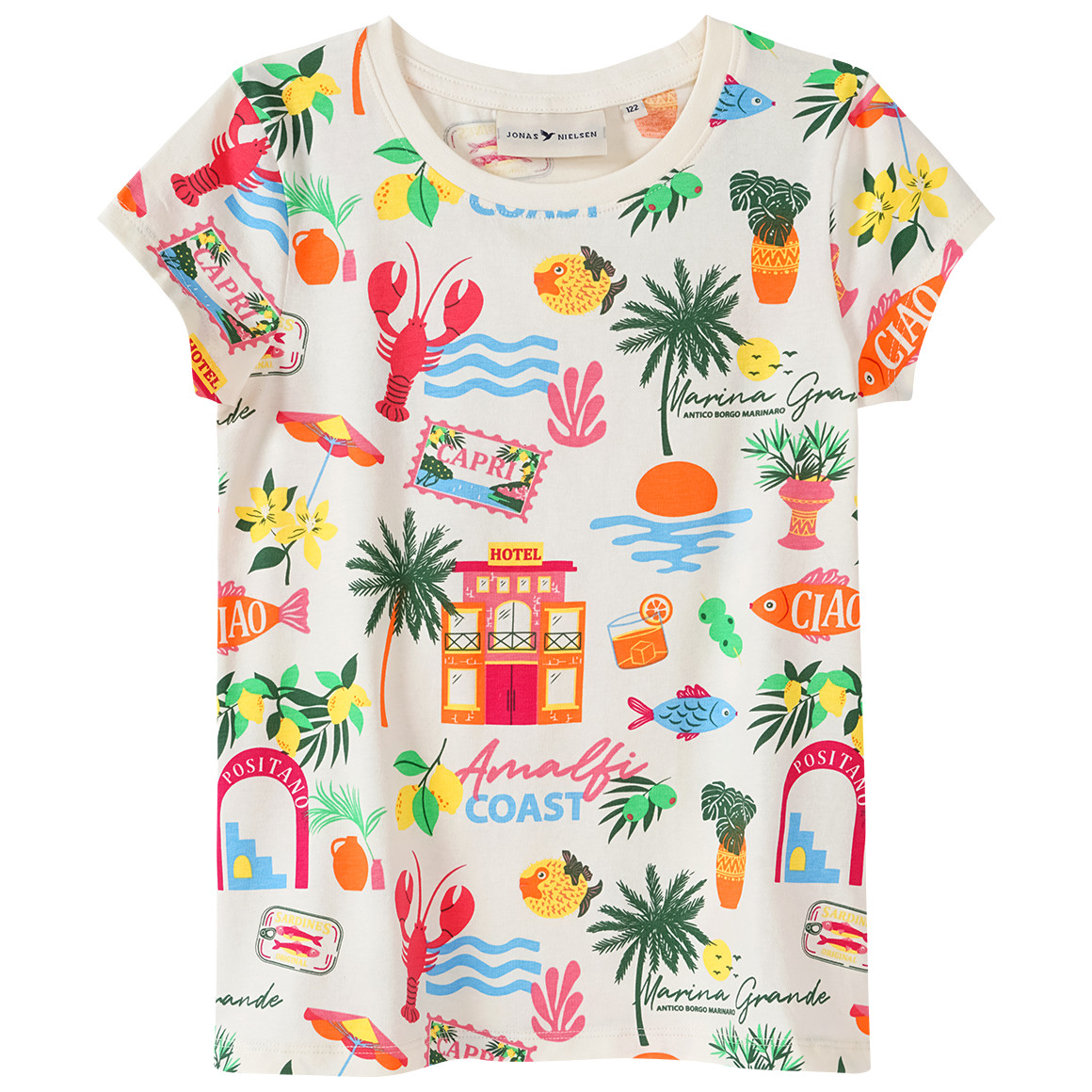 Mädchen T-Shirt mit Urlaubs-Motiven Mädchen T-Shirt mit Urlaubs-Motiven von Topolino